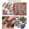 BOBOHOO Wholesale High Quality SS3-SS30 Glass Crystal Rhinestones Non Hotfix Strass Flatback Diamond Nail Art DIY Decorations