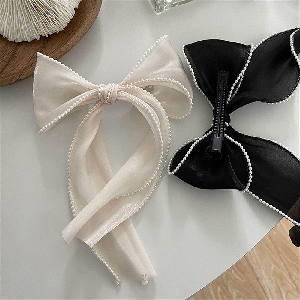 Süße Kopf Kopfschmuck Perle Kopfbedeckung Bowknot Griffe Haarspangen Pferdeschwanz Haarnadeln Haar Bögen Clips
