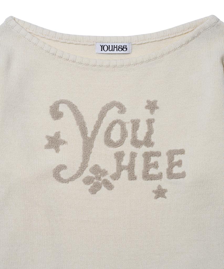 YOUHEE Youhee Off-Shoulder Knit Ivory