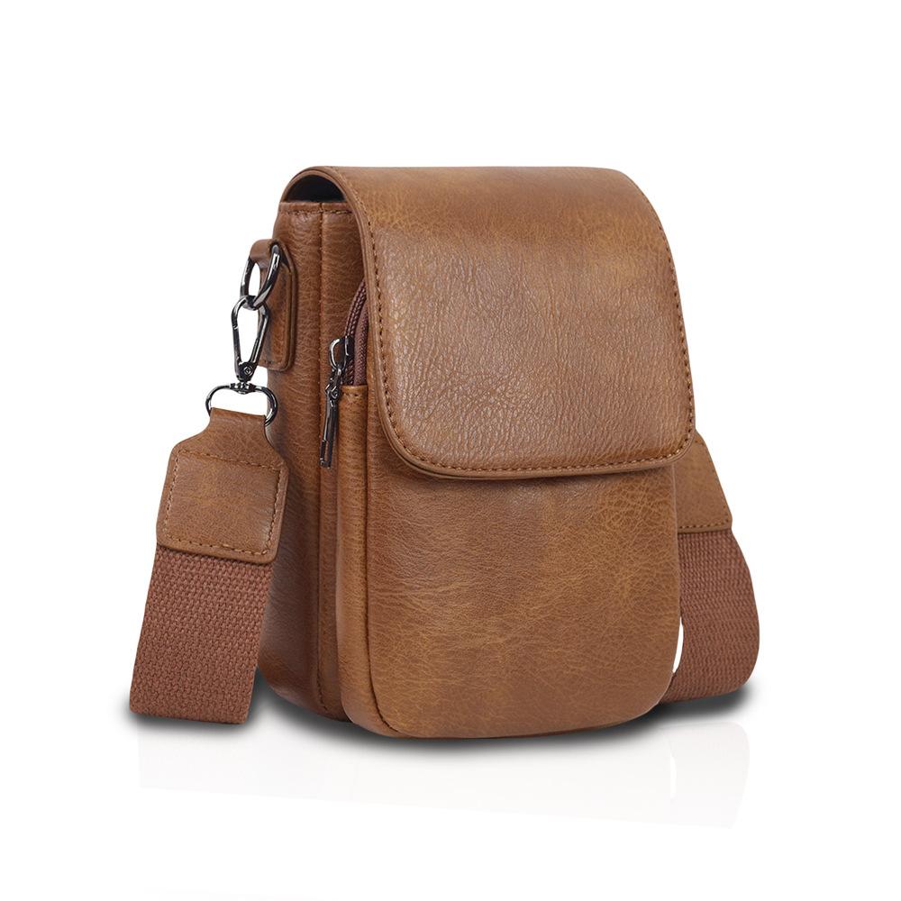 

Модная женская сумка кроссбоди из ПУ, Легкая сумка-худи, Одноплечевая сумка большой вместимости, Сумка для поездок на работу для женщин 11.5*4*20cm коричневый