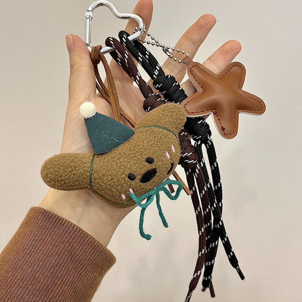 NEUER Trend Kleiner Bär Niedlicher Taschenanhänger Geflochtenes Seil Cartoon Auto - Exquisites Geschenk A02 Taschenanhänger