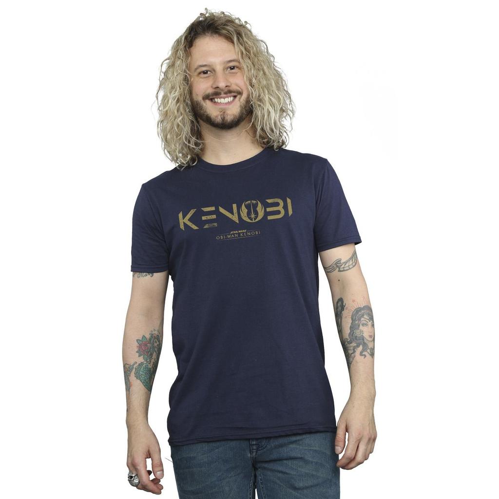 STAR WARS Mens Obi-Wan Kenobi Logo T-Shirt