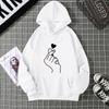 Fleece hoodie sweater men's and women's clothing autumn and winter couple tops loose