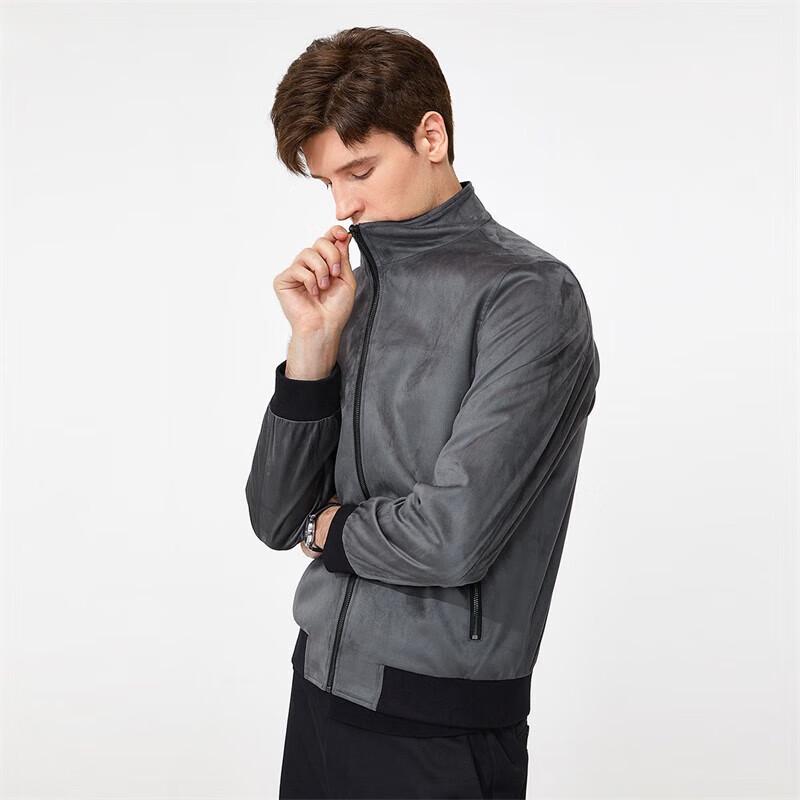 Goldlion Men's Stand-Up Collar Casual Jacket