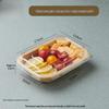 Disposable Kraft Paper Takeaway Food Boxes