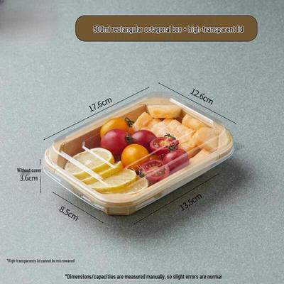 Einweg Kraftpapier To-Go-Boxen für Lebensmittel