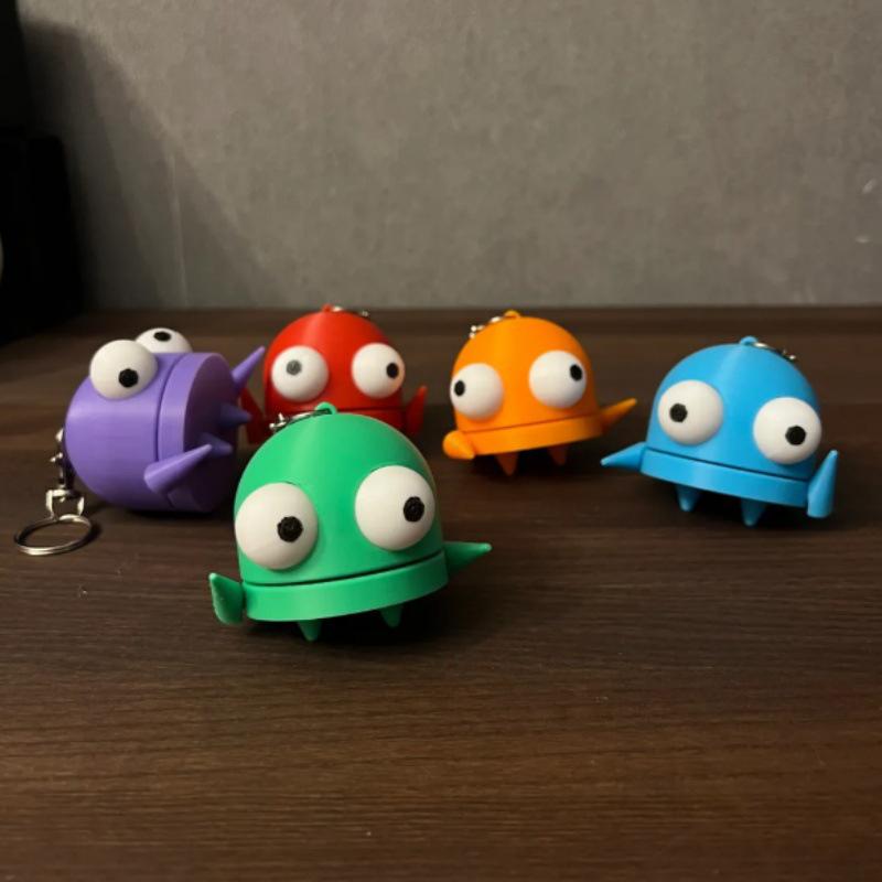 R.E.P.O. Robot Horror Games Anime Figure Keychain Repo Doll Keyring 3D Printed Bag Keychain Pendant Backpacks Purses Pendant