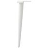 Vidaxl Coffee Table Legs, 4 Pcs, White, 42-43 Cm, Steel