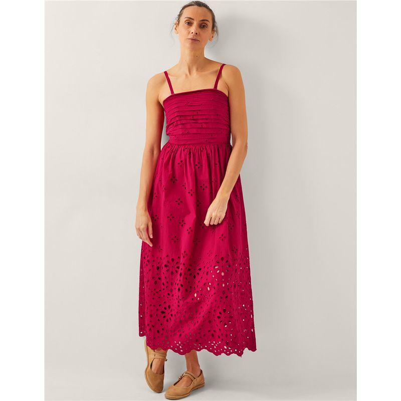 

Real Foreign Trade Surplus Single Tail Goods Cotton Woven Porous Double Layer GW New Summer A Word Big Hemline Women s Sling Dress Red 22