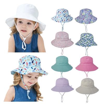 Casquette de printemps et d'été pour bébé, chapeau de soleil à séchage rapide pour tout-petits, réglable, pour filles et garçons, chapeau seau de plage de voyage