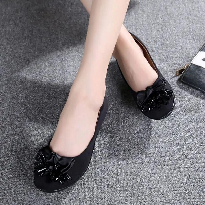 With Medium Heels Women's Shoes Office Ladies Pumps Round Toe Discount Luxury Brand Y2k on Promotion Casual 2025 Trend Spring 39