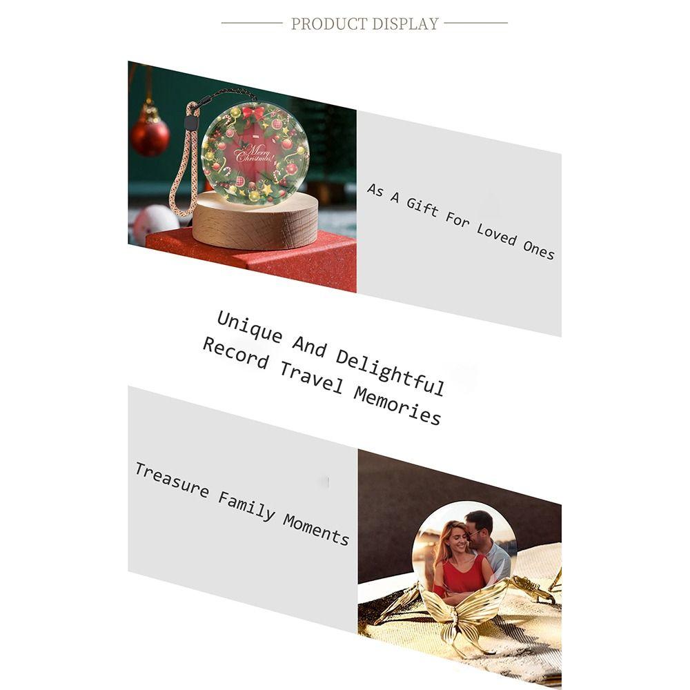 DIY 3D Crystal Ball Electronic Screen Video Photo Album NEW Digital Video Display  Birthday Gifts