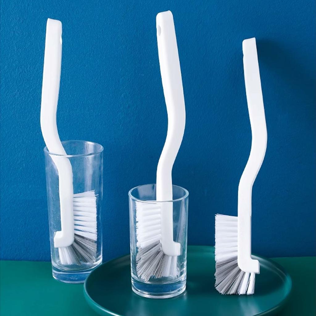 Schräger Fugenbürste Langer Griff Weiche Borsten Küchenspüle Fensterführung Autolüftung Mehrzweck-Reinigungswerkzeug