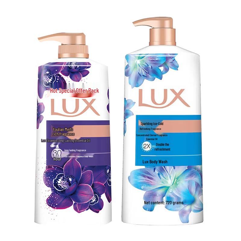 

LUX Enchanting Lotus & Icy Mint Shower Gel Duo