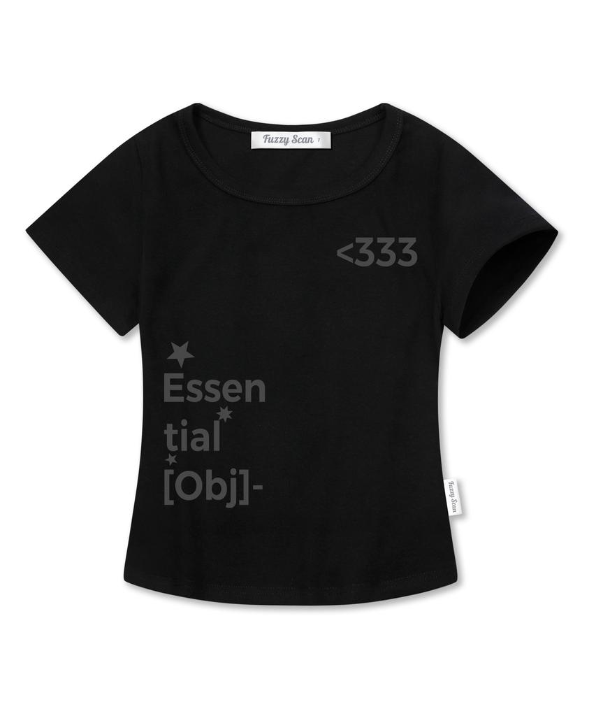 FUZZY SCAN The Essential Slim Short Sleeve Tee White