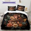Hugging Animals  Pattern Bedding Quilt Set Quilt Cover Pillowcase Home Decoration  Gift (1 * duvet cover + 2 * pillowcase, without core)