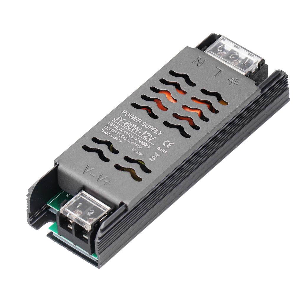LED Netzteil Treiber DC 12V 60W Konstantspannung Transformator für Streifenlicht Engineering Projekt