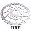 Stainless Steels Bicycles Disc Brake Rotor with Screws 140/160/180/203/220mm Bike Brakes Rotor Adapter Easy To Install