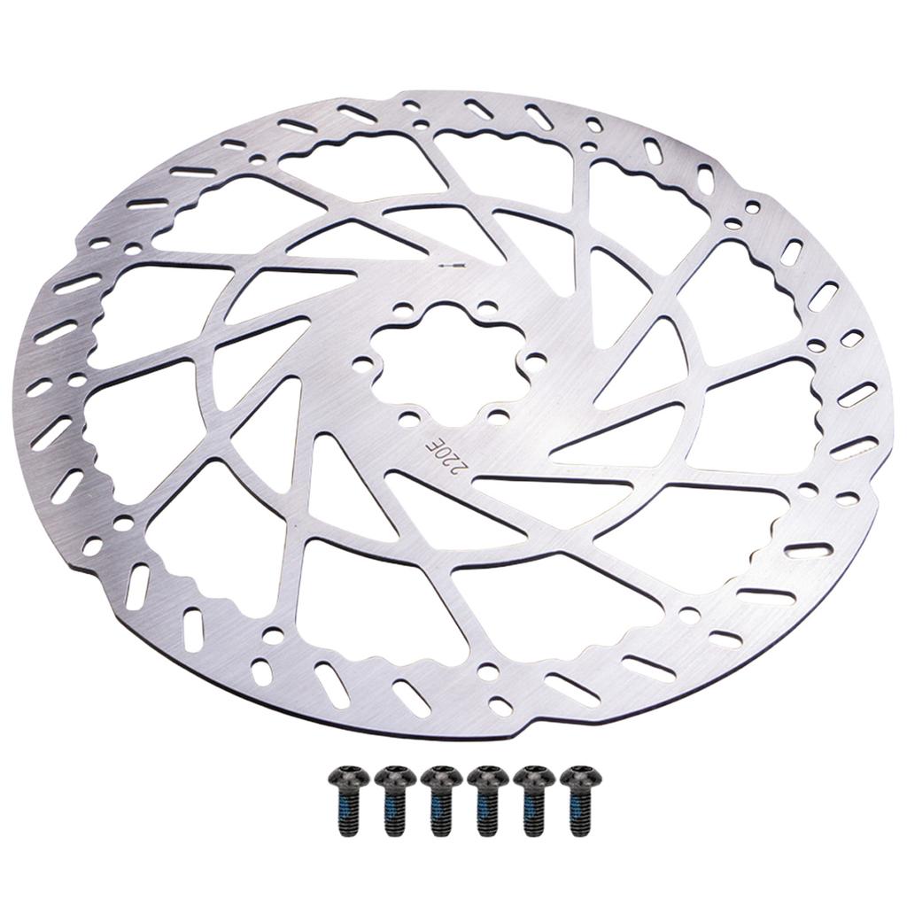 Stainless Steels Bicycles Disc Brake Rotor with Screws 140/160/180/203/220mm Bike Brakes Rotor Adapter Easy To Install