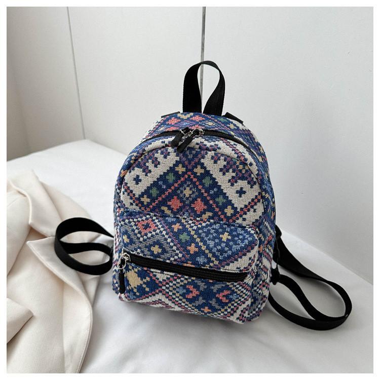 Unique Fashionable Canvas Backpack With Stunning Embroidery For Stylish Women In 2023