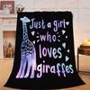 Dreamy animal patterns digitalprinted polyester Bedroom velvet flannel soft sofa cover blanket Fleece cover blankets for beds