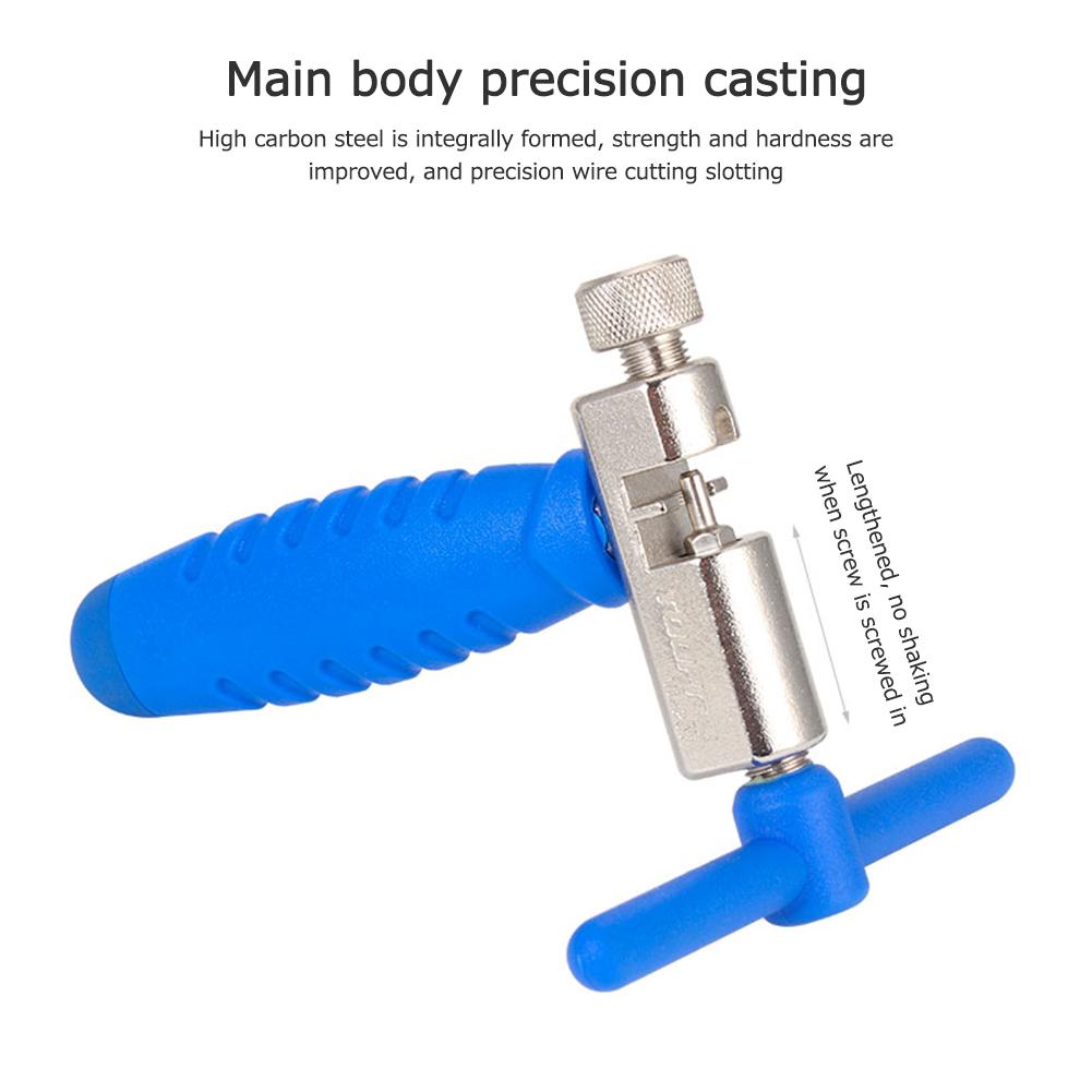 TOOPRE Bicycle Chain Remover Carbon Steel Bicycle Chain Pin Cutter Removal Install Quick Release Precision Cutting Device