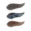 Elegant Vintage Inspired Angel Wing Jewelry Pin with Sparkling Crystal Stylish Rhinestones Brooch Clothing Accessories
