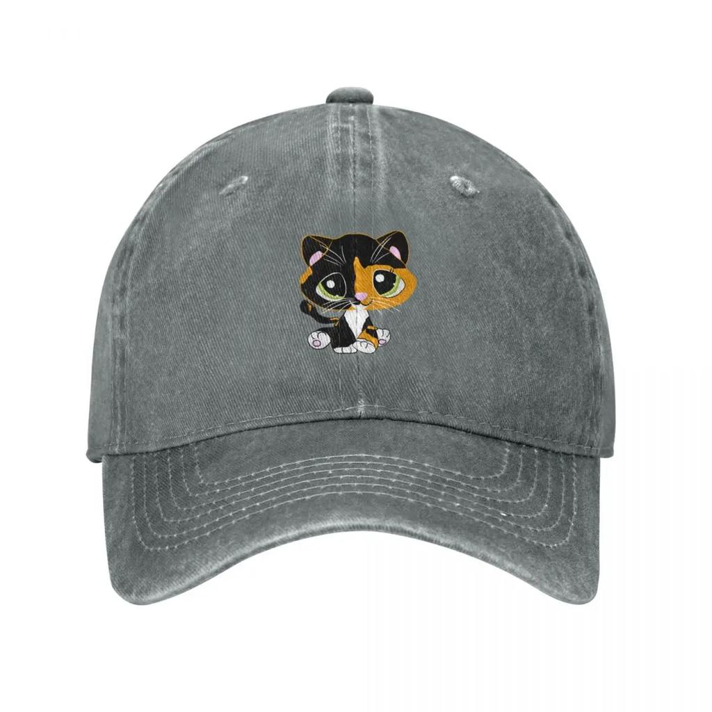 Littlest Pet Shop Cat  Pistachio Baseball Cap Hat Beach Hat Unisex Luxury Golf Cap Snapback Cap Unisex Golf Wear Womens