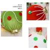 Plush Christmas Balls with Lanyard Seasonal Hanging Ornaments Elegant Xmas Tree Decoration for Home And Holiday Parties