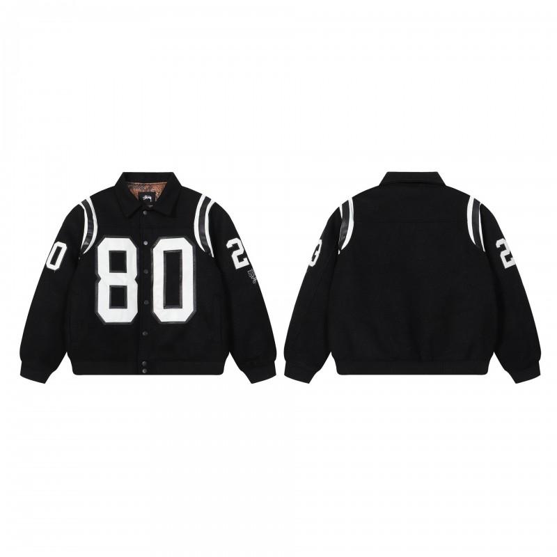 Unisex Cotton Long Sleeve Sweater With Curved Letter Print Loose Fit Casual Pullover Teens Adults