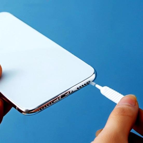 100Pcs Shower Head Cleaning Brush Non-Slip Handle Spiral Bristles Tiny Cleaning Brush Faucets Sinks Multifunctional Cleaning Tool