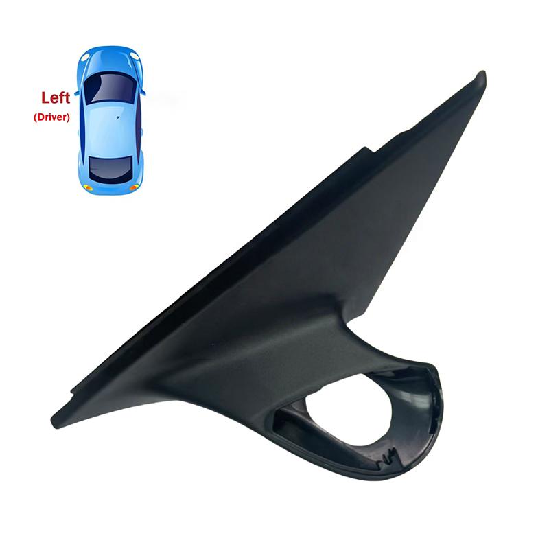 Black Front Window Triangle Trim Mirror Cover Base Holder for Mercedes-Benz W247 GLB-Class