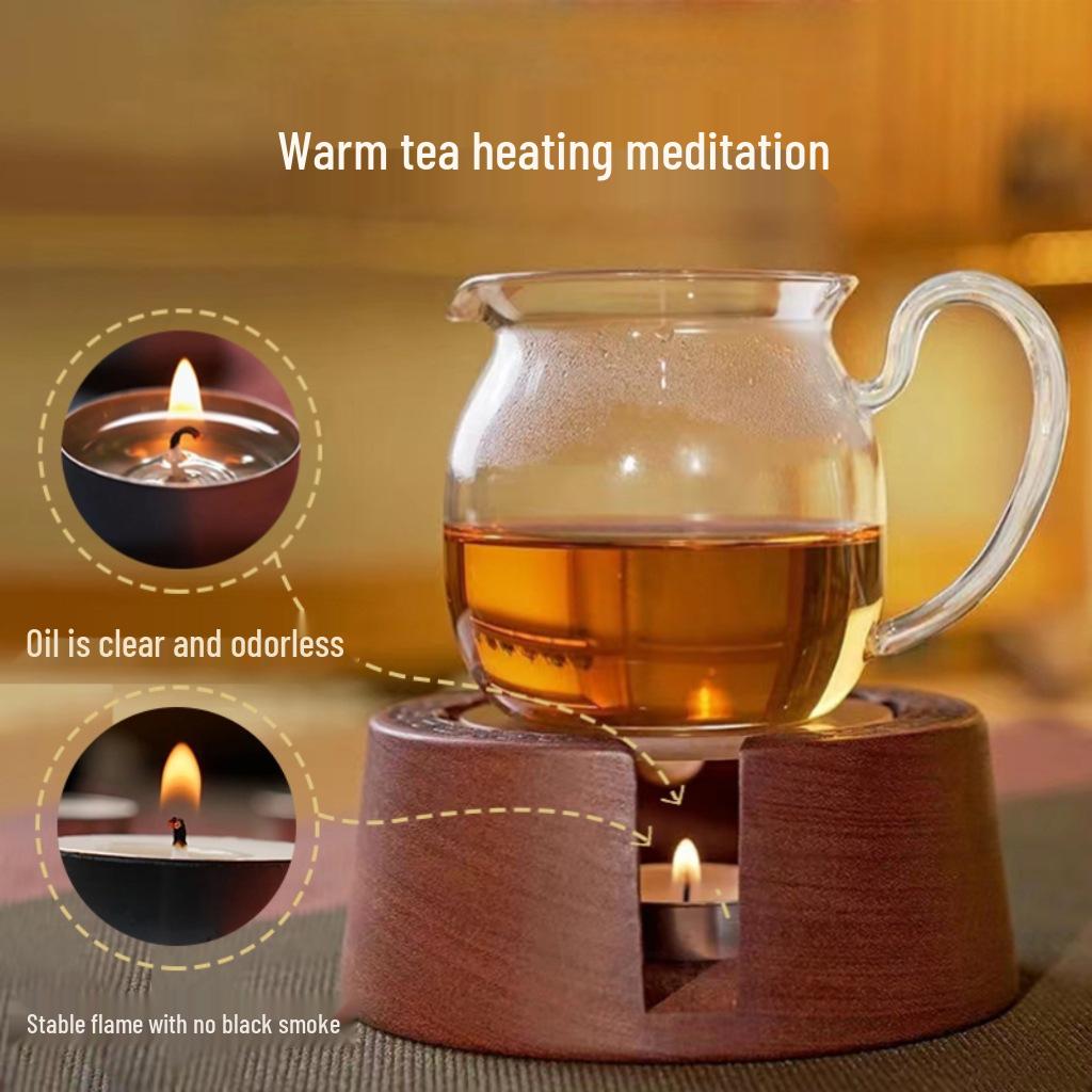 Natural Coconut Wax Tea Offering Candles: Smokeless, Odorless, Aromatherapy Enhancing, Ideal for Buddha Rituals and Home Atmosphere.