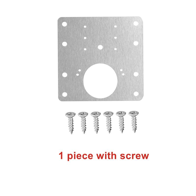 

1/2/4/10Pcs Cabinet Hinge Repair Plate Kit Kitchen Cupboard Door Hinge Mounting Plate For Furniture Hardware Hinges Fixing Plate
