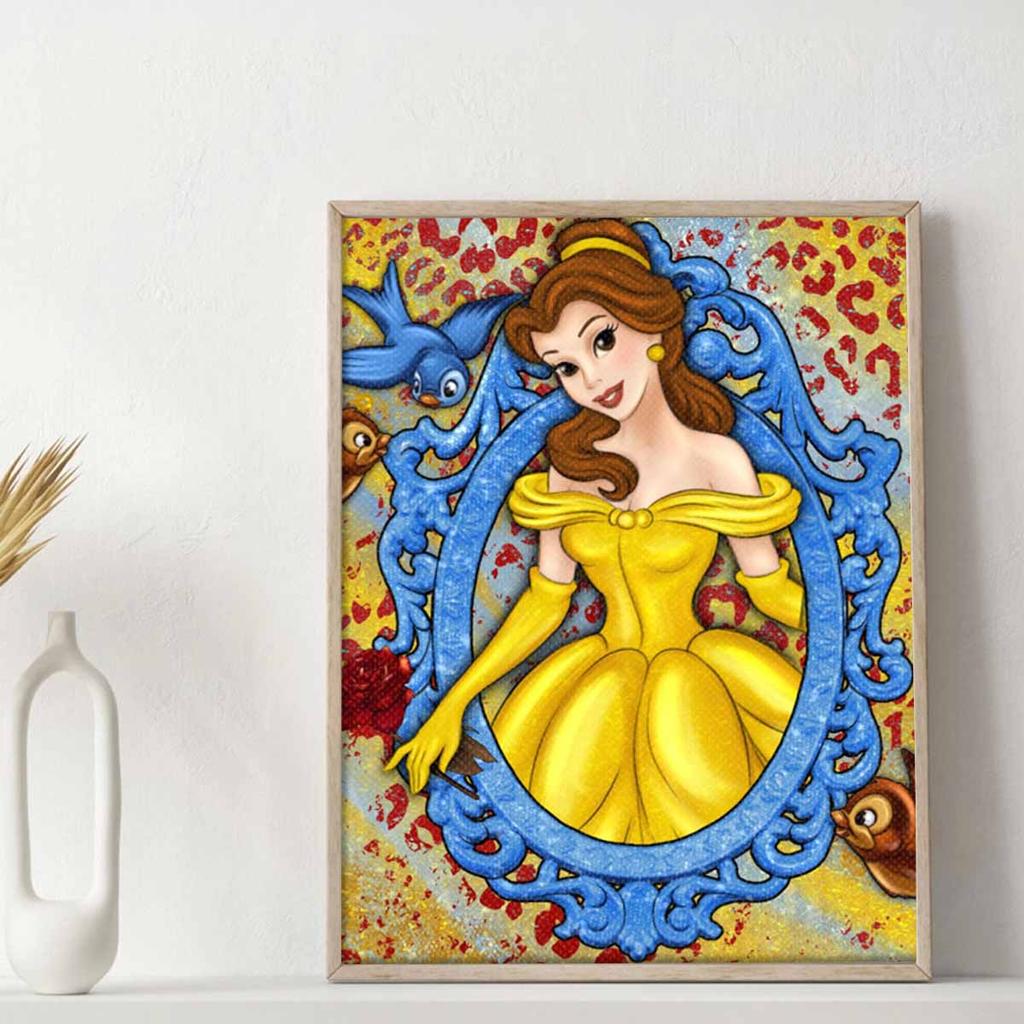 DIY Diamond Painting Rapunzel Cross Stitch Kit Mosaic Art Diamond Painting Full Circle Diamond Home Decoration