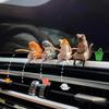 Hot Cute Fishing Cat Fishbowl Fishing Figure Fisherman Figurine Fishing Rod Seals Figures Cat Decoration Interior Accessories