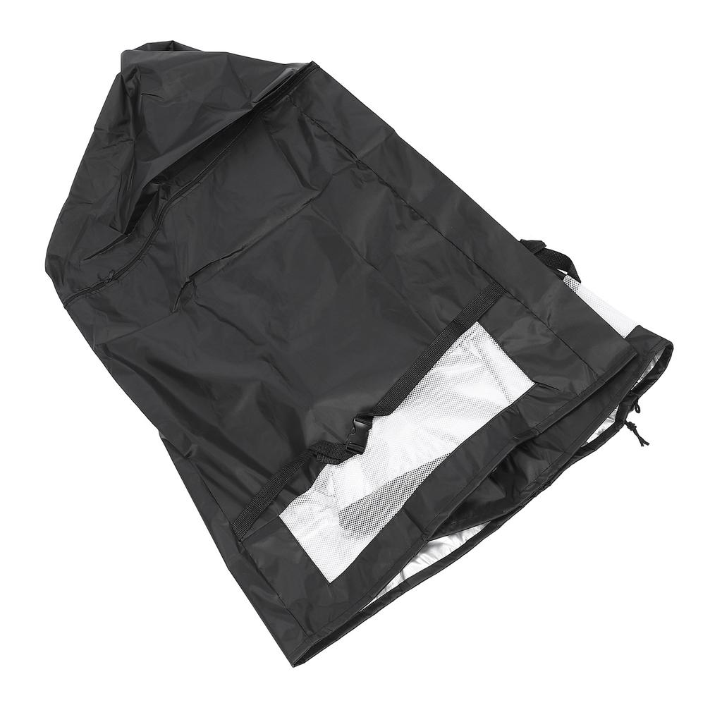 Chest Freezer Cover Oxford Protective Outdoor Indoor Refrigerator Dust Cover with Zipper Fits 5.0 Cubic Feet Deep Freezer 28.0x23.0x34.0in