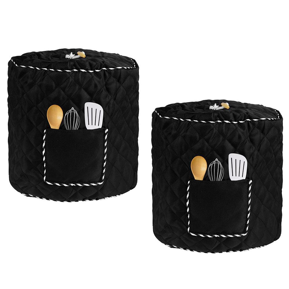 1/3Pcs Kitchen Pressure Pot Dust Cover Washable Air Fryer Cover with Pocket 31x33 Cm Foldable Electric Pressure Cooker Covers