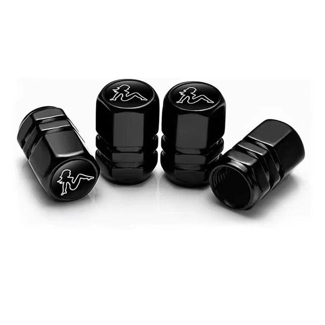 4pcs Aluminum Alloy Car Wheel Tire Valve Caps Tyre Rim Stem Covers Dustproof Tire Cap For Honda Toyota Seat VW Ford Accessories BT1