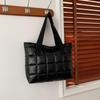2025 Winter Versatile Influencer Shoulder Bag: Stylish Textured Makeup Tote
