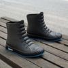 Rain Shoes Short Tube Waterproof Water Shoes Non-slip and Warm Men's Rain Boots Women's Kitchen Velvet Wear-resistant New Rubber Shoes Water Boots