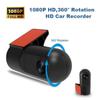 Portable APP Control Dash Camera IR Night Vision HD Recording Smart Car Camera 360° View Video Recorder Driving Recording