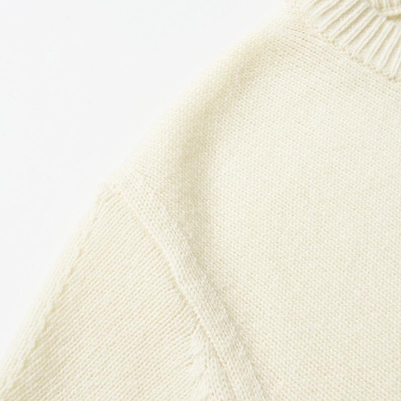 Northern Deer Women's 100% Wool Long Sleeve Knitwear - Versatile for Autumn/Winter (251505)