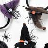 Halloween Witch Hat Hair Hoops Festive Headwear Cosplay Headpieces Party Costume Headband For Kids And Ladies