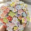 Artisanal Ceramic Hand-Pinched Peony Rose with Preserved Flower Ornament