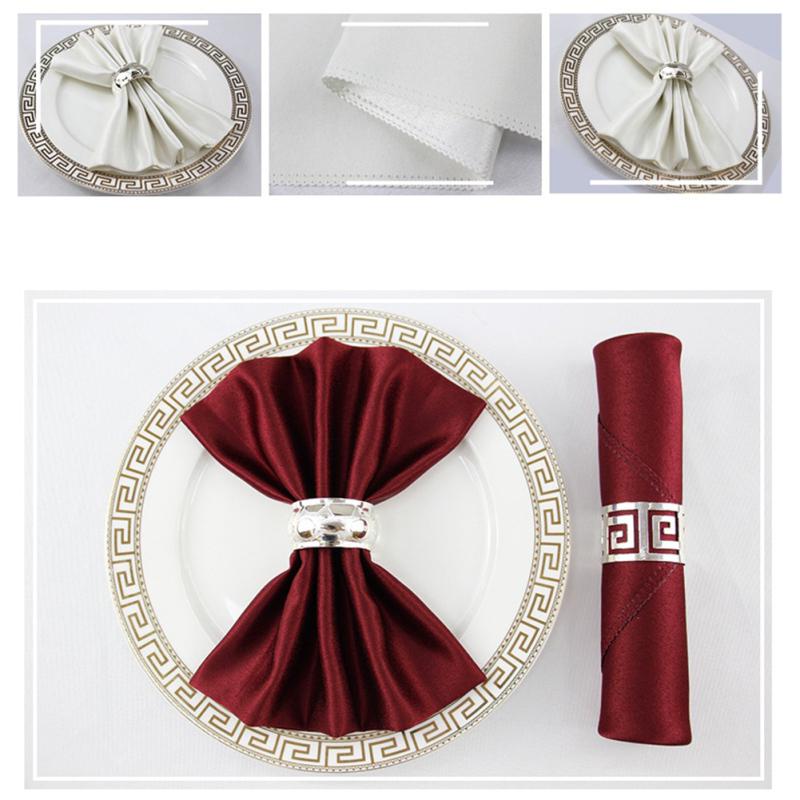 Hotel Home Solid Color Napkin Table Napkin Hotel Banquet Square serviette mokador