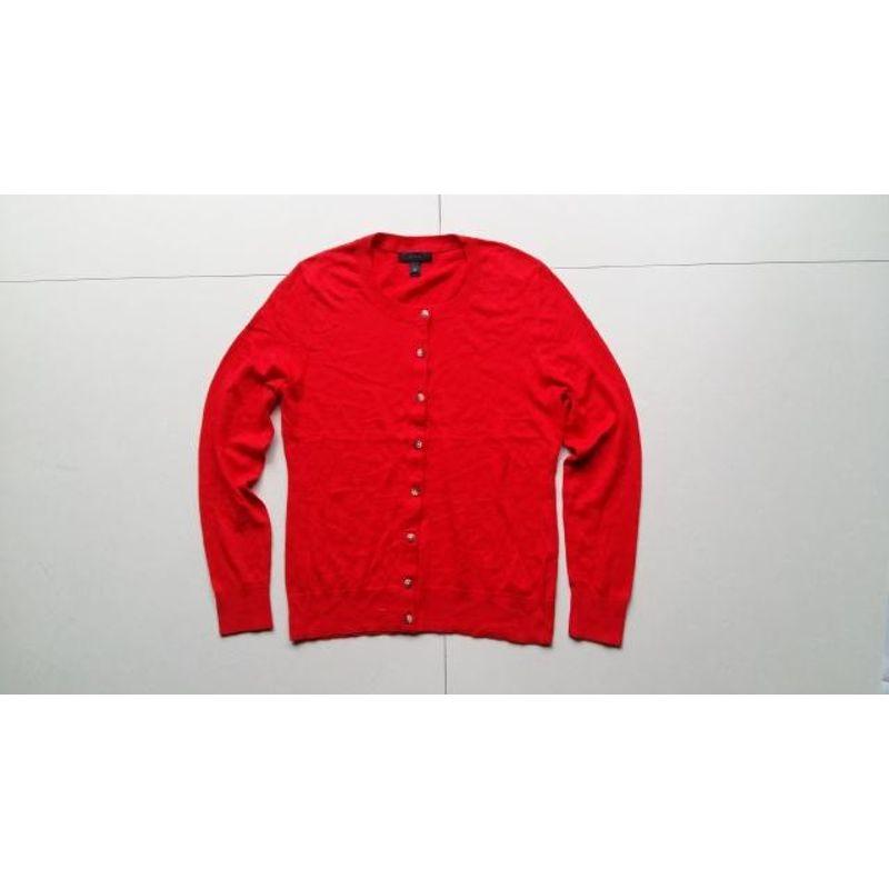 

Cotton Small Size Fashion Multi-Color Comfortable Plaid Thin Cardigan Big Red XXS