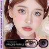 Eyeshare 1 Paar PRAG Kristall Kontaktlinsen für Augen Natürliche braune Linse Augen Make-up Kontaktlinsen Koreanische graue Linse
