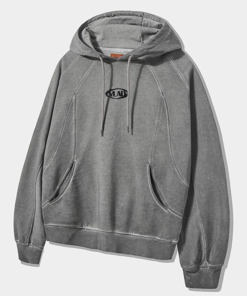 Vlad Pigment Slash Hoodie_Light Gray