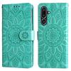 For Samsung Galaxy M56 5G Case Sunflower Imprint Leather Wallet Phone Cover